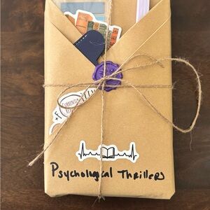 Mystery Book Wrapped in Brown Paper